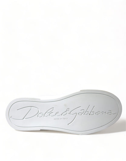White Love Patch Portofino Classic Sneakers Shoes