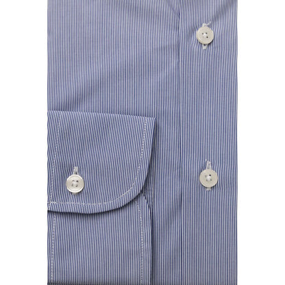 Light Blue Cotton Men Shirt