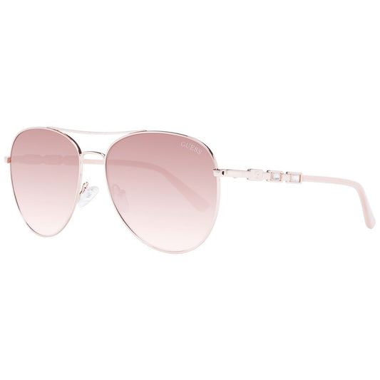 Rose Gold Metal Sunglasses