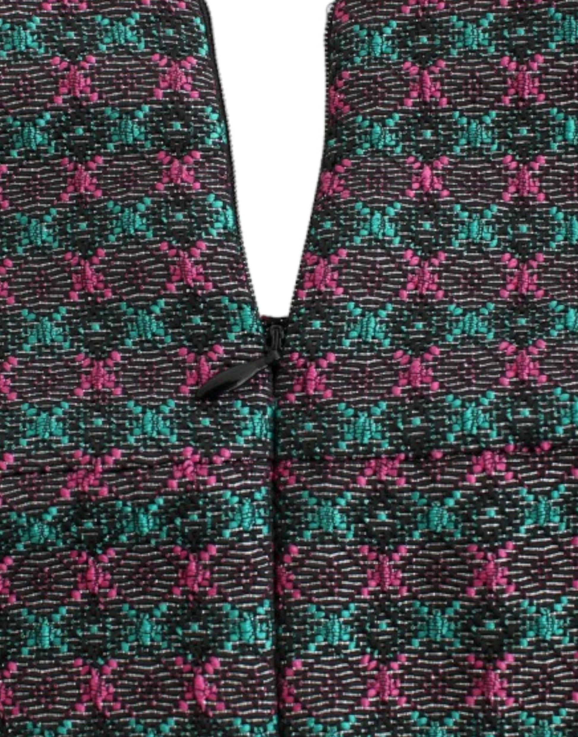 Multicolor Doris short sleeve dress