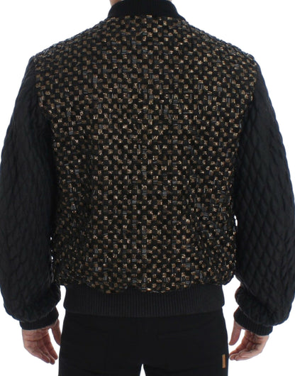 Elegant Black Sequined Designer Jacket