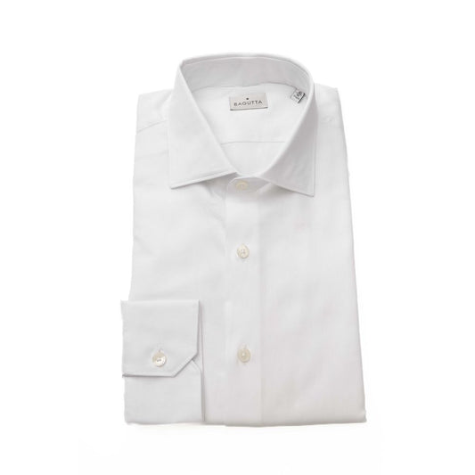 White Cotton Men's Shirt