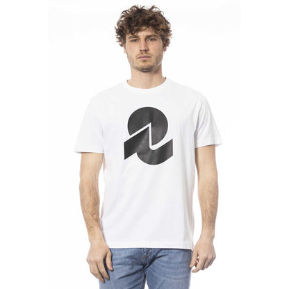 "White Cotton Men T-Shirt"
