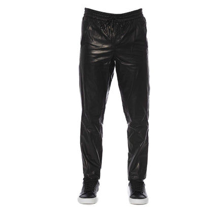Black Lamb Leather Pant
