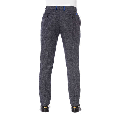 Black Cotton Men Pant