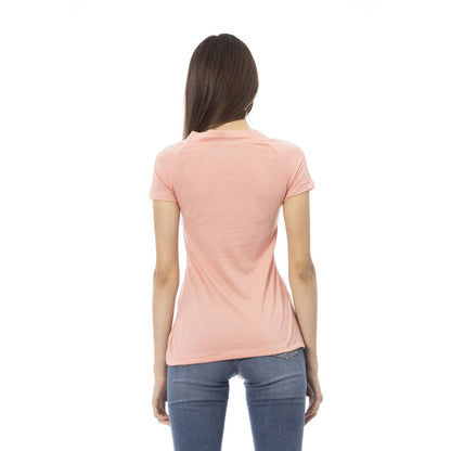 Multicolor Cotton Women T-Shirt