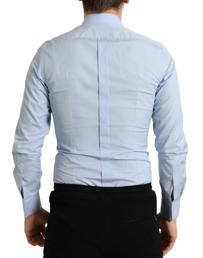 Elegant Slim Fit Sky Blue Dress Shirt