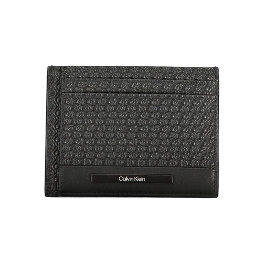 Elegant Leather Card Holder with Contrasting Details