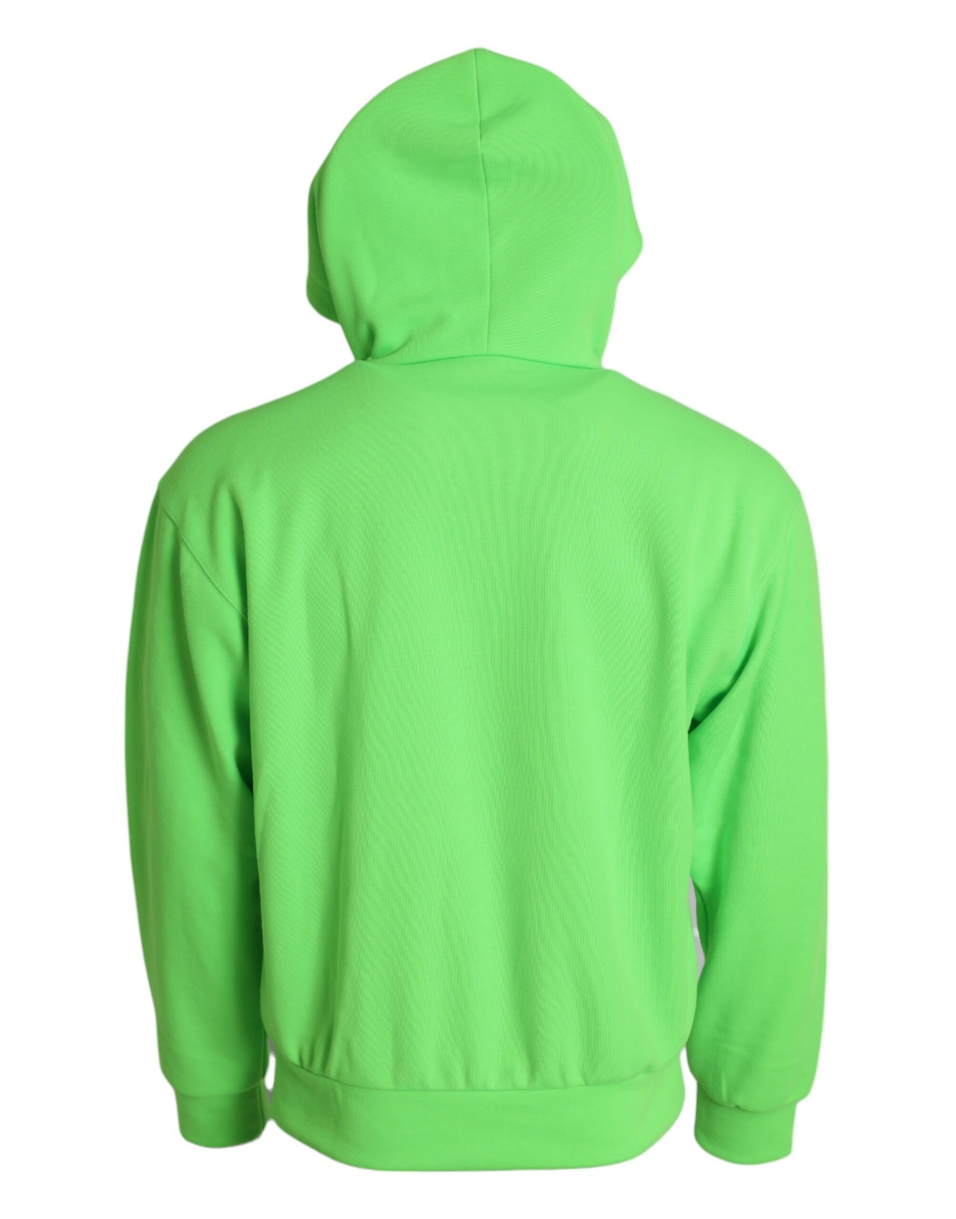 Neon Green Hooded Full Zip Top Sweater