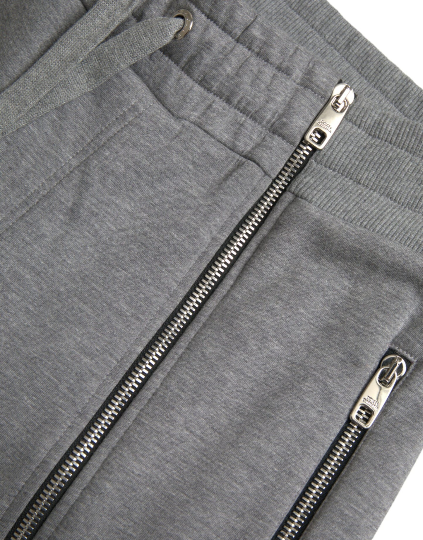 Gray Cotton Jogger Skinny Sweatpants Pants