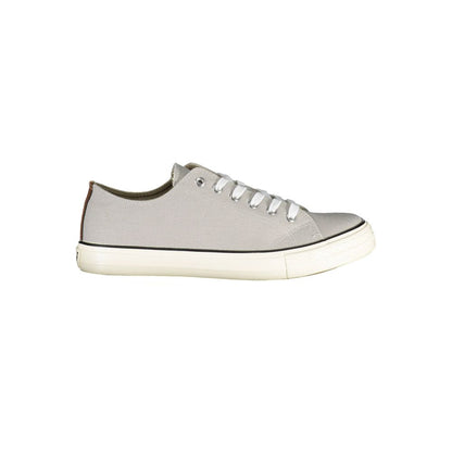 Gray Polyester Sneaker