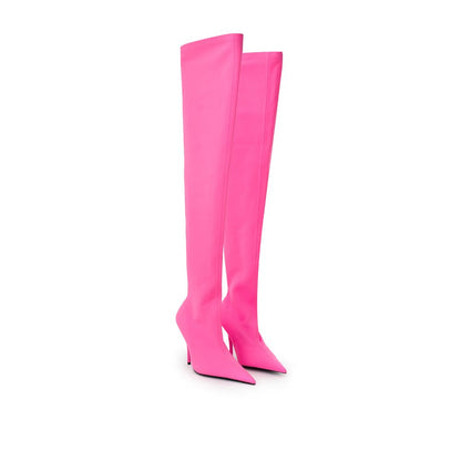 Pink Polyester Boot