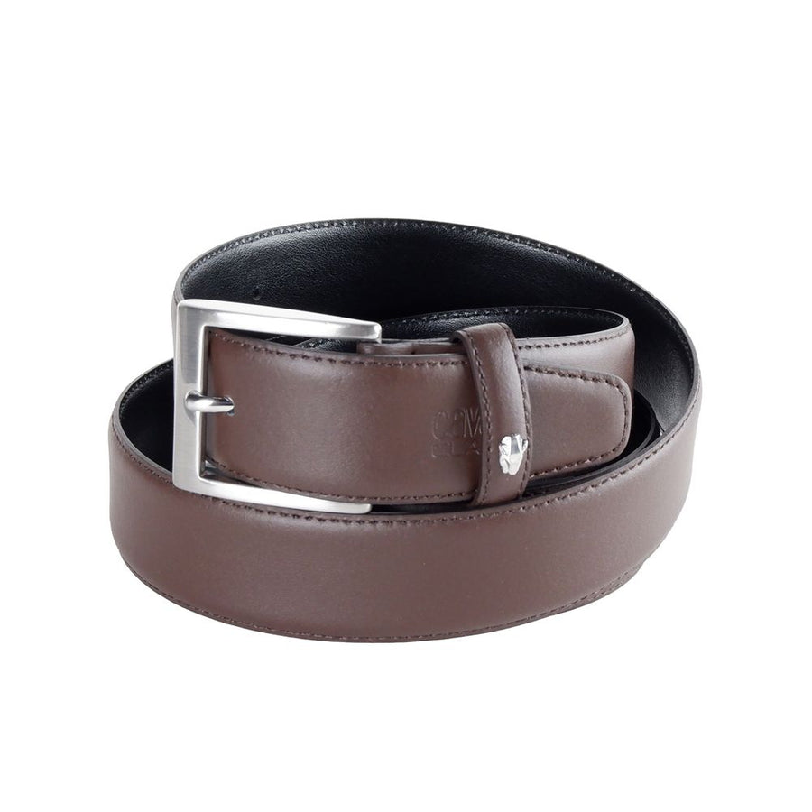 Elegant Reversible Leather Belt - Dual Tone