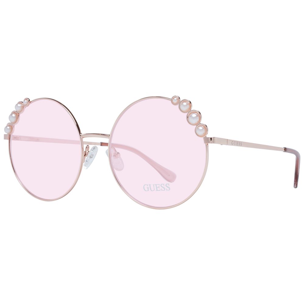 Rose Gold Metal Sunglasses