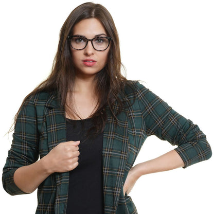 Black Metal & Plastic Glasses (Frames)