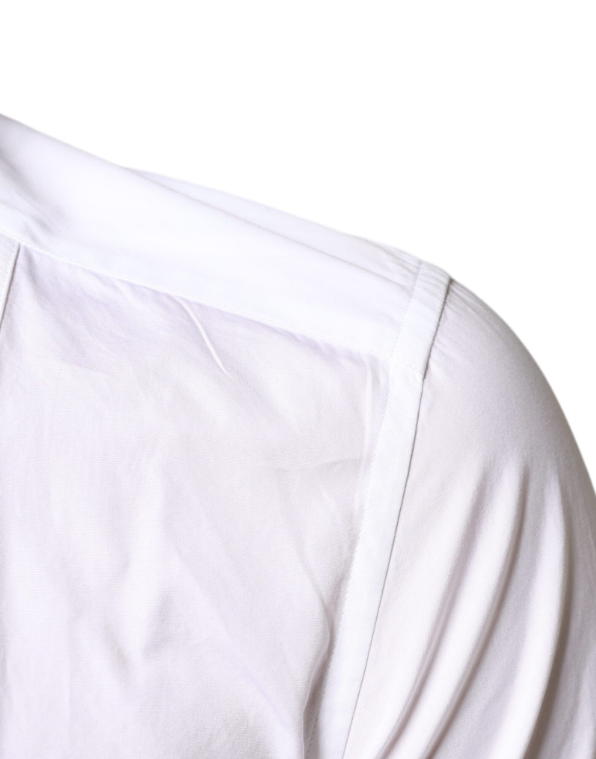 White Bib Cotton Poplin Formal Dress Shirt