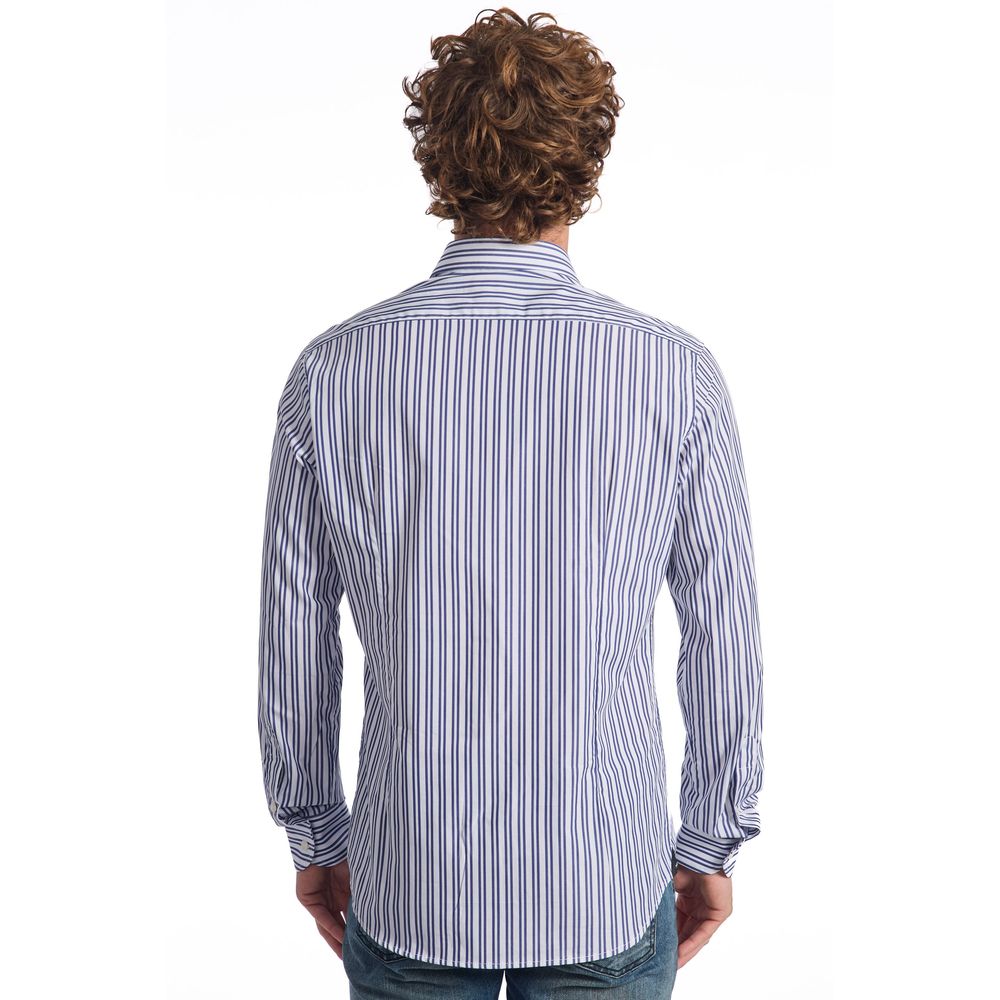 Light Blue Cotton Men Shirt