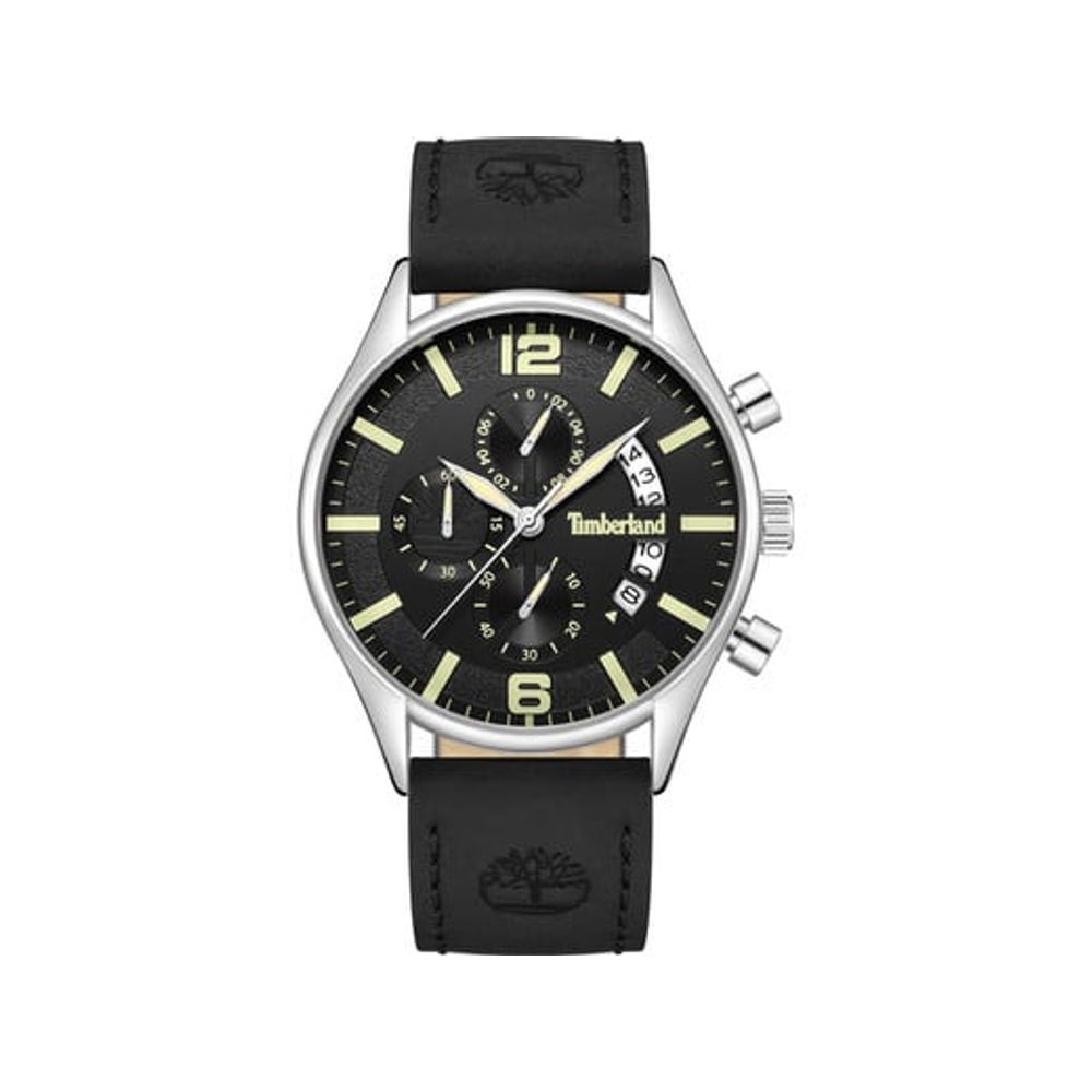 Black Leather Watch