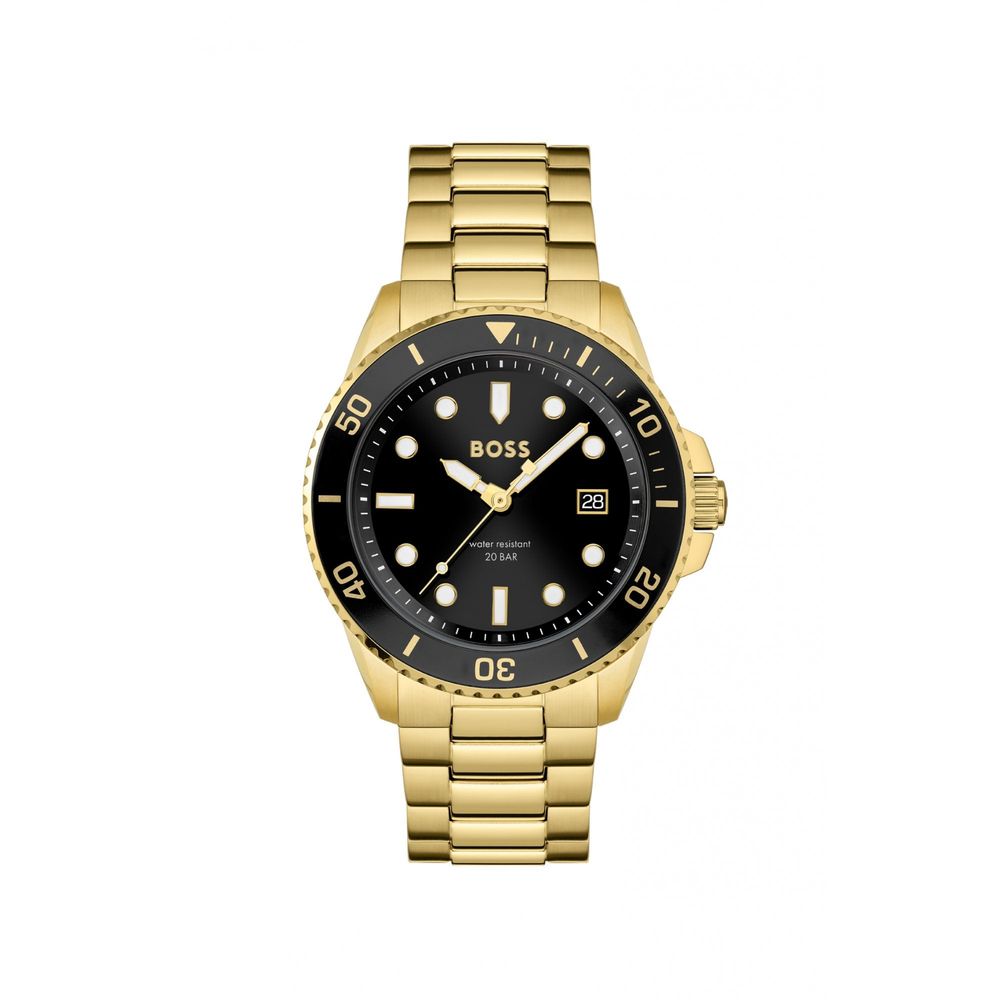 Gold Stainless Steel Watch