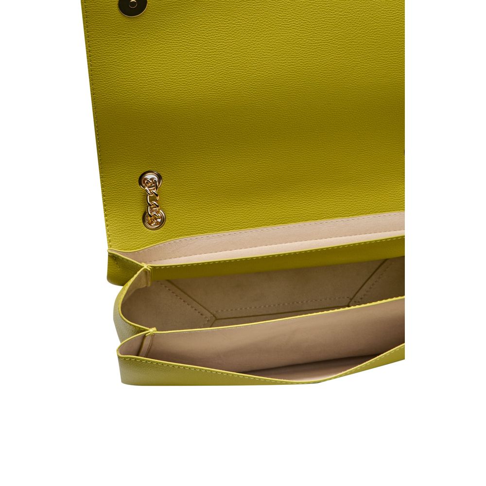 Yellow Polyethylene Women Crossbody Bag