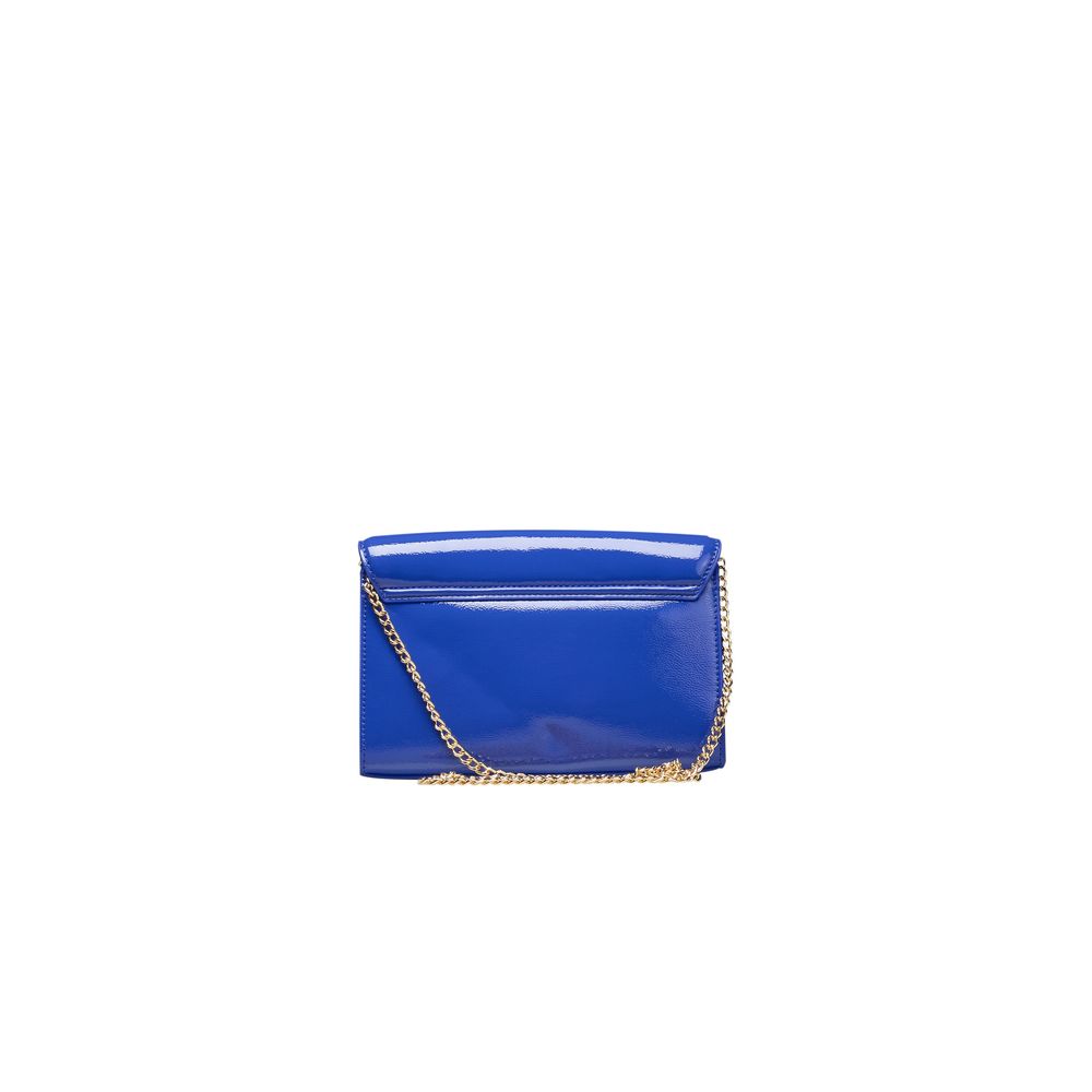 Blue Polyethylene Women Crossbody Bag