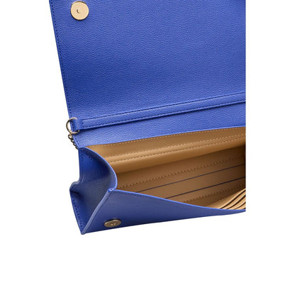 Blue Polyethylene Women Crossbody Bag