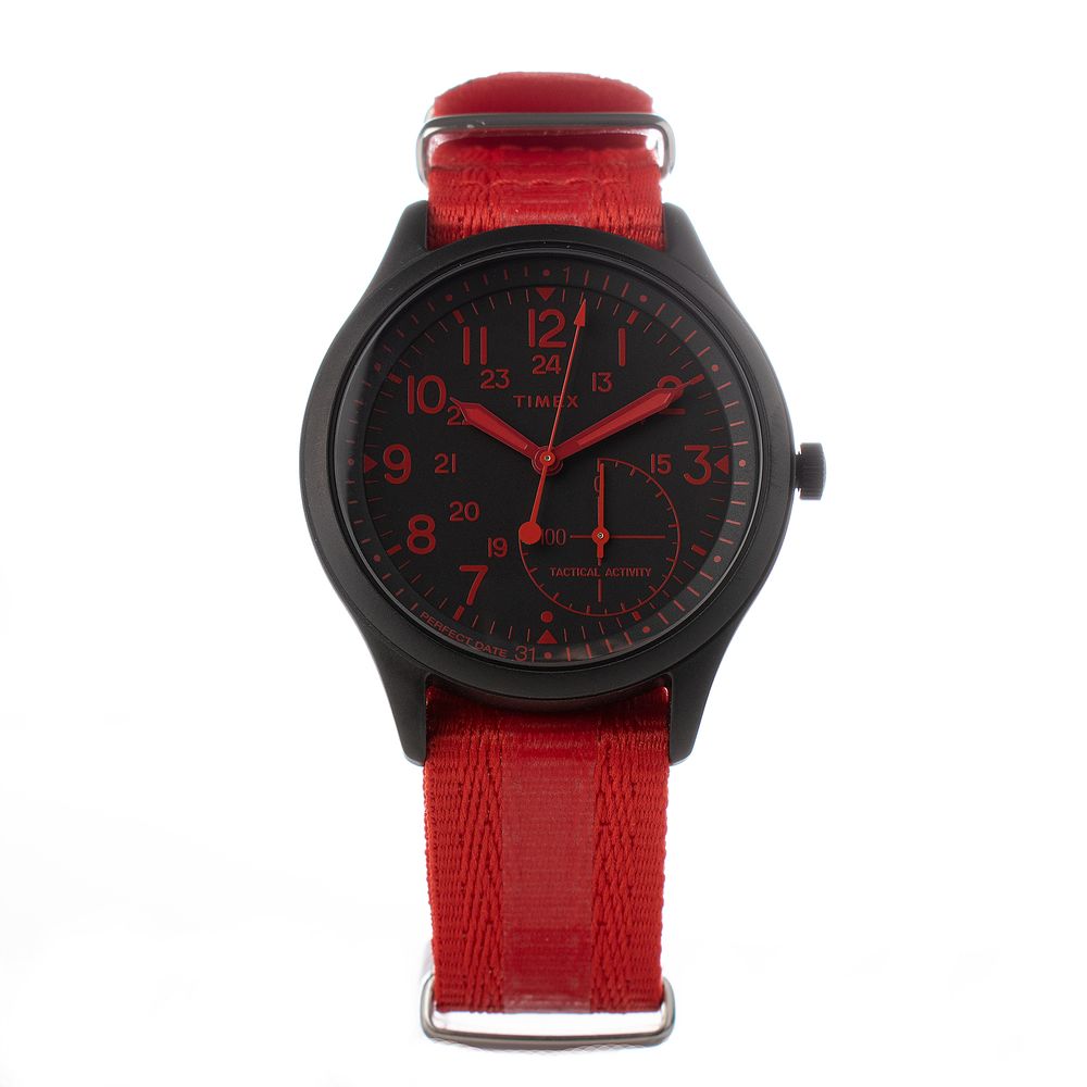 Red Nylon Watch