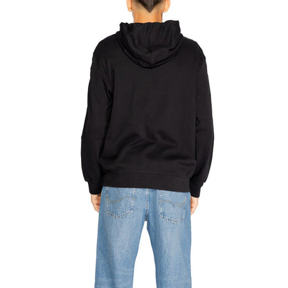 Black Cotton Hoodie