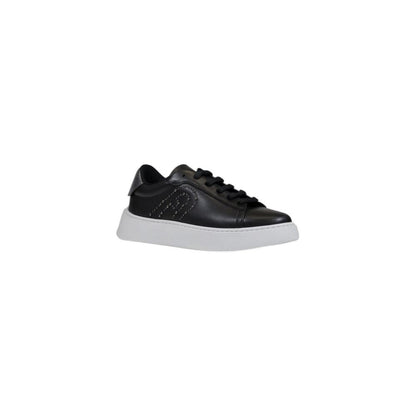 Black Polyethylene Low Top Sneakers