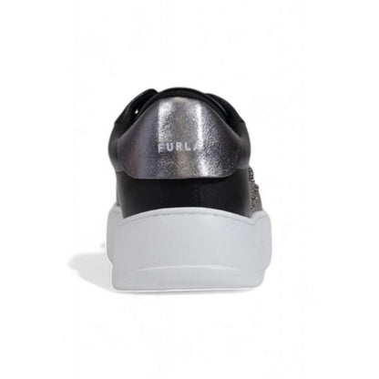 Black Polyethylene Low Top Sneakers