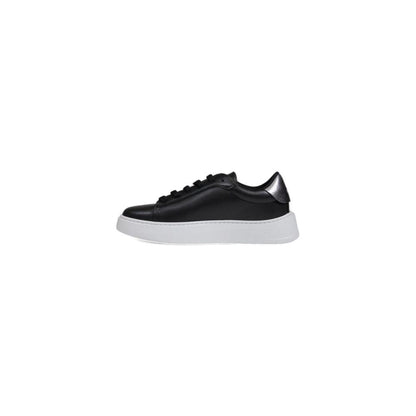 Black Polyethylene Low Top Sneakers
