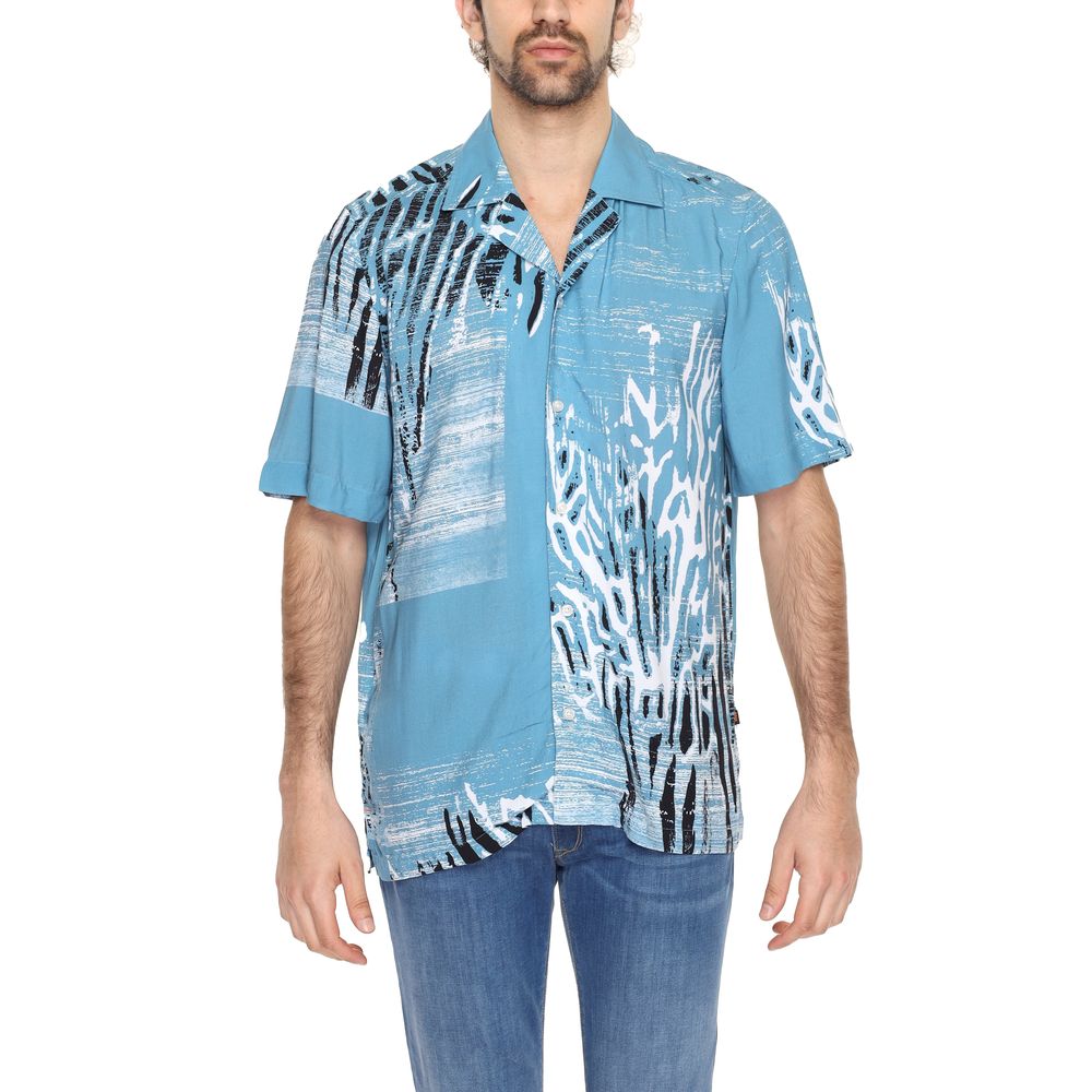 Blue Viscose Shirt