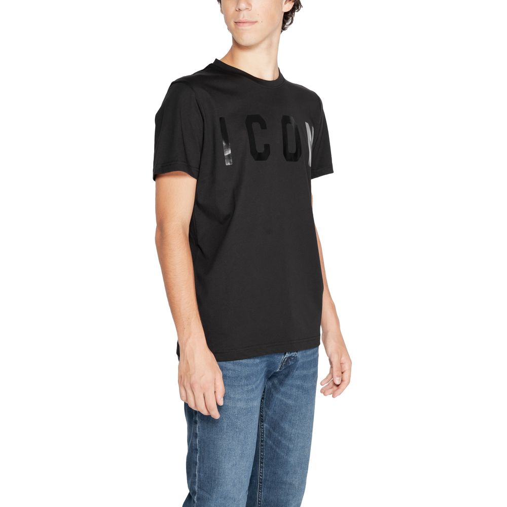 Black Cotton T-Shirt