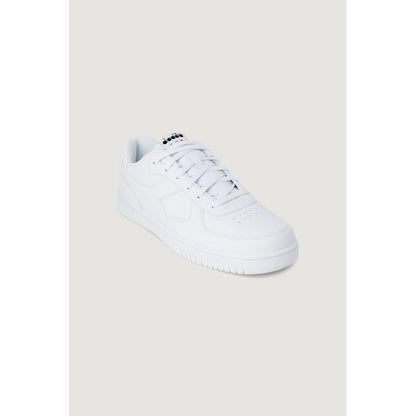 White Artificial Leather Low Top Sneakers