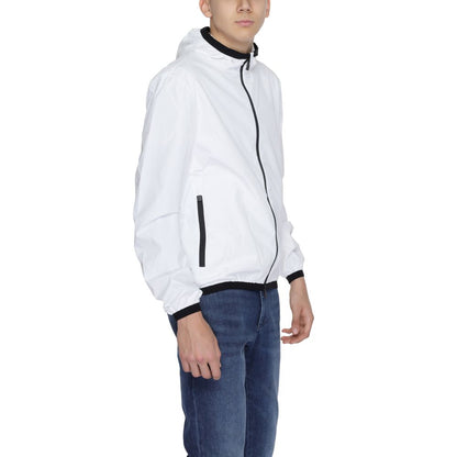 White Polyester Shell Jacket