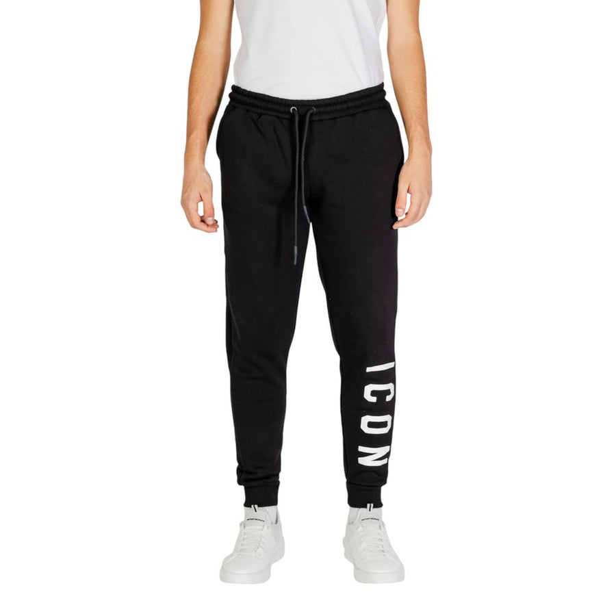 Black And White Cotton Joggers (Workout Pants)