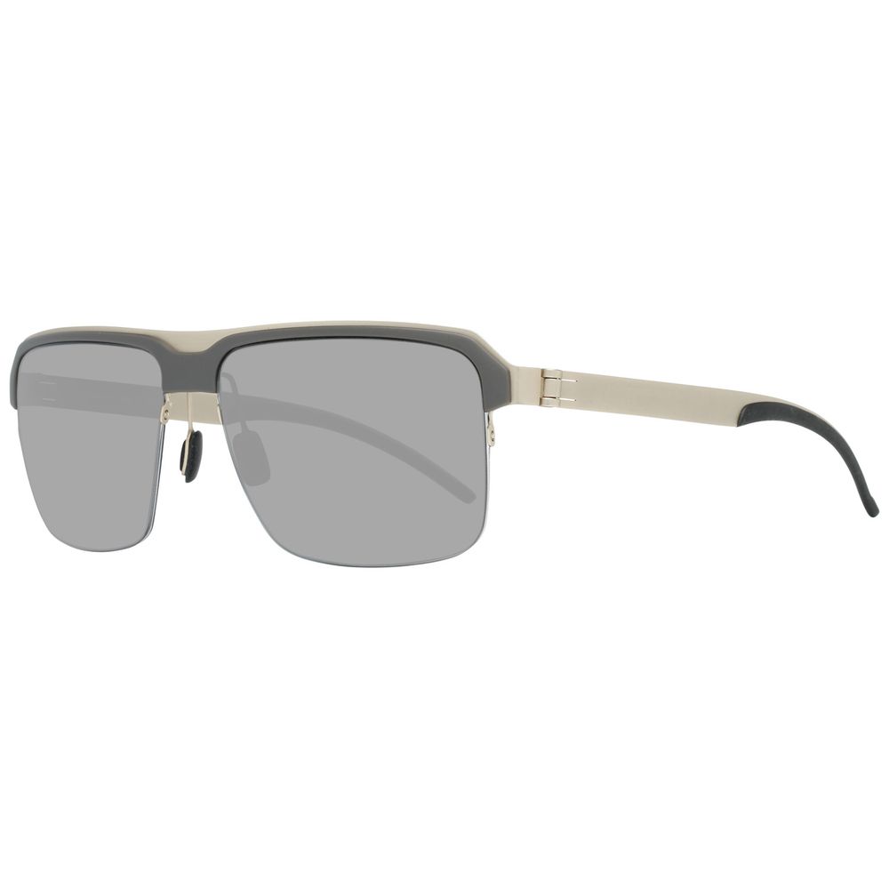 Gray Metal Sunglasses