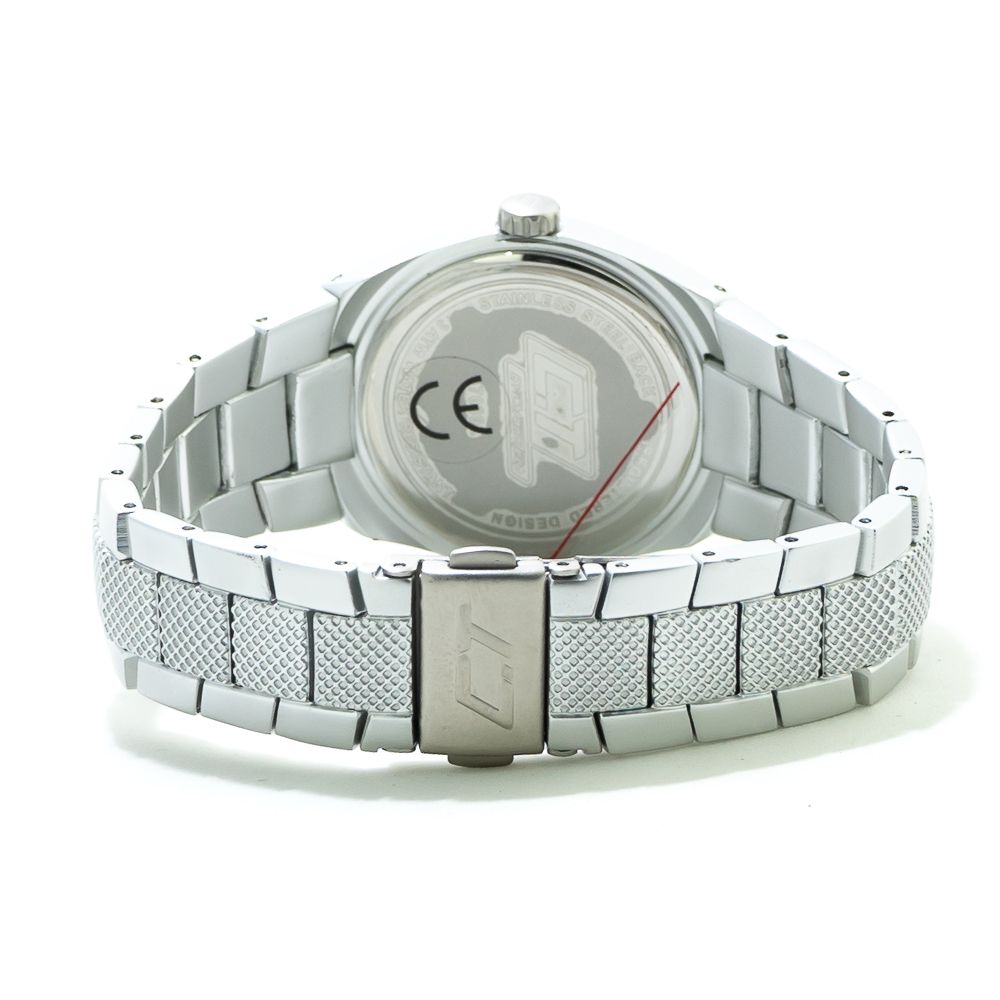 Silver Polycarbonate Bracelet Watch