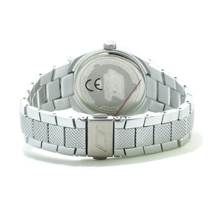 Silver Polycarbonate Bracelet Watch
