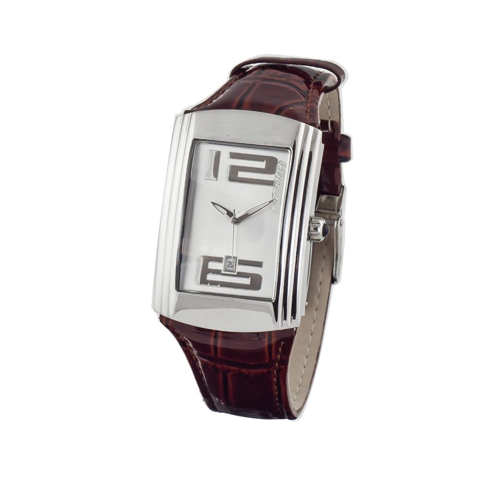 Brown Leather Dress Watch