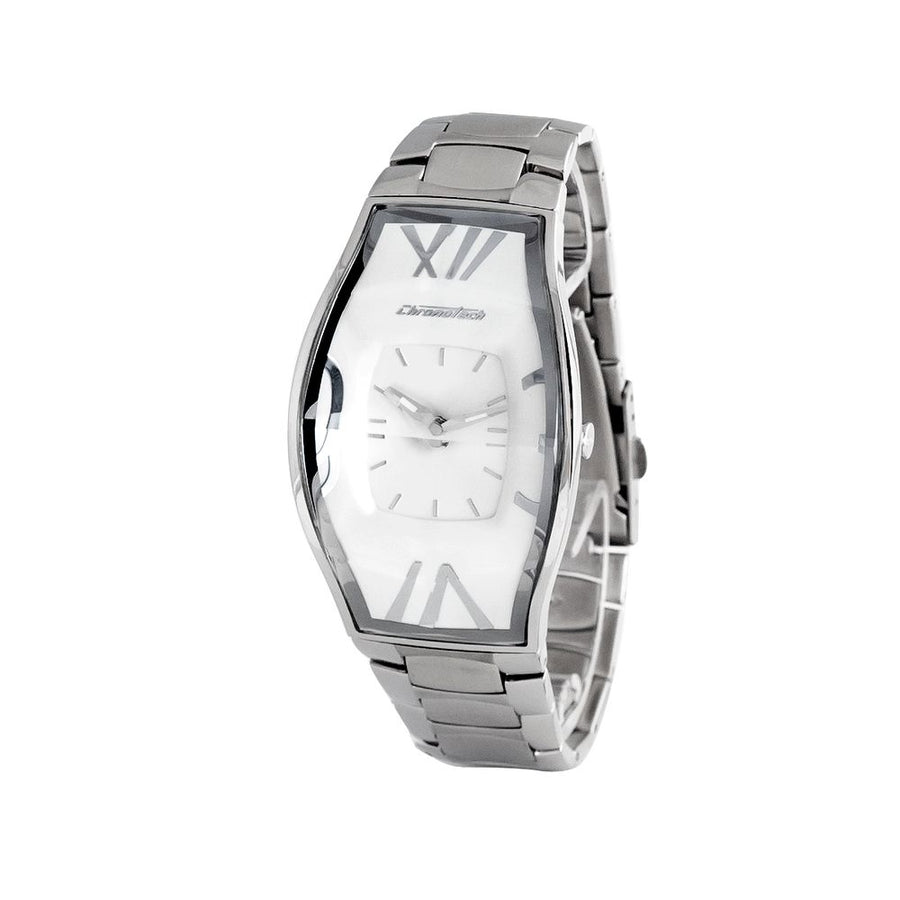 Silver Stainless Steel Dress Watch