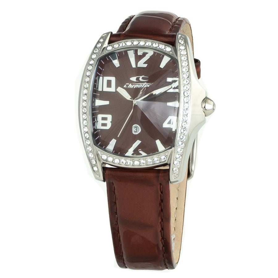 Brown Leather Dress Watch