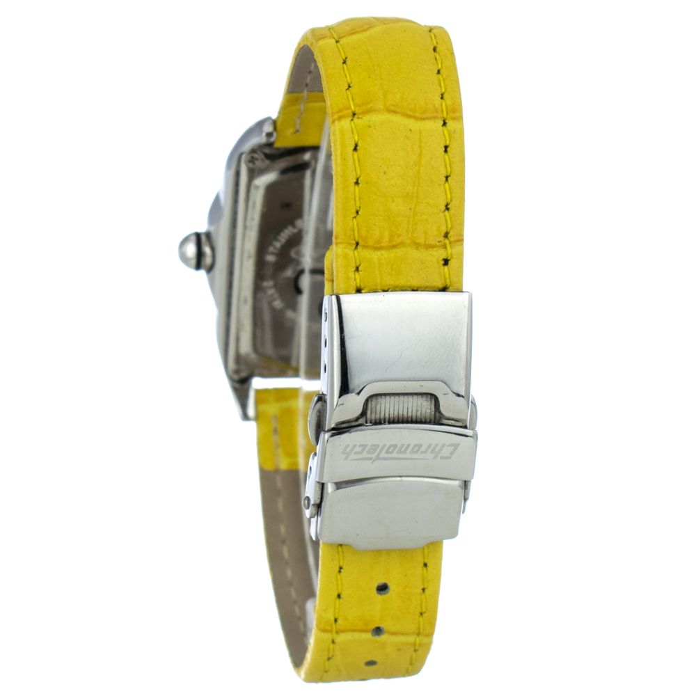 Bicolor Leather Dress Watch