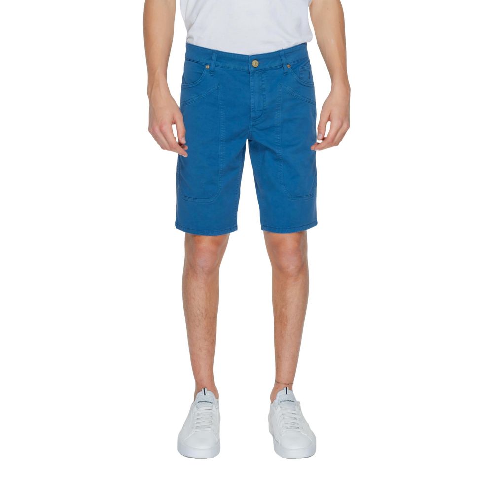 Blue Cotton Short