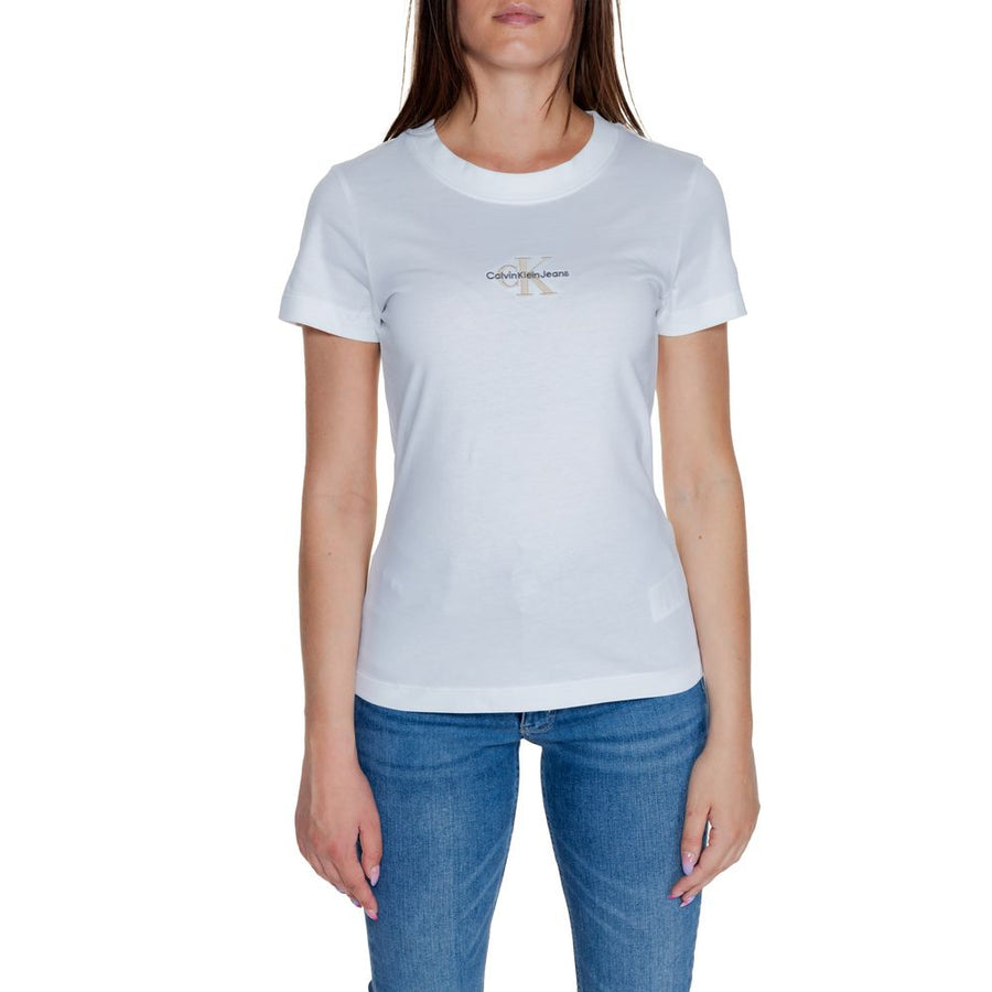 White Cotton Rigenerato Tops & T-Shirt