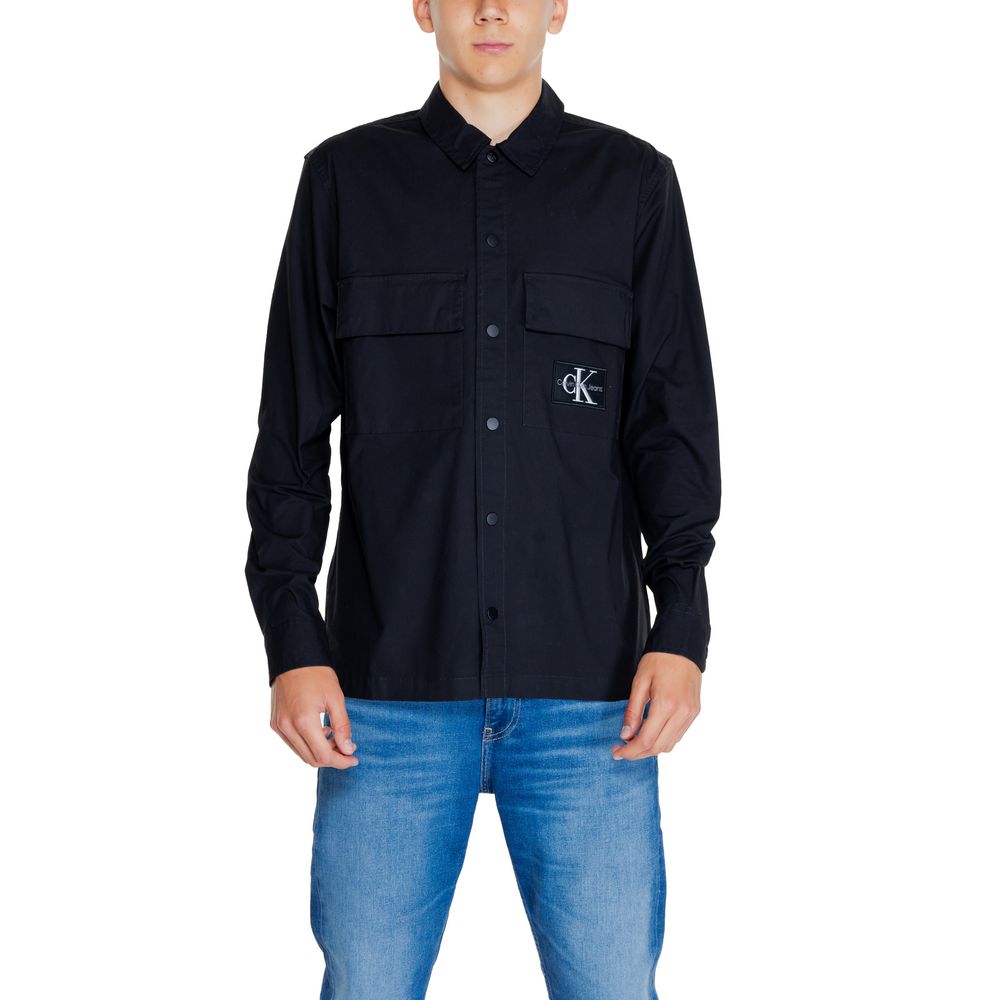 Black Cotton Rigenerato Shirt