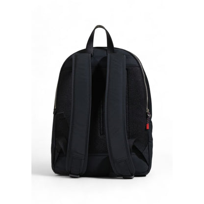 Black Recycled Polyester Backpack