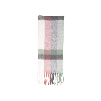 Gray Polyester Polyester Scarf