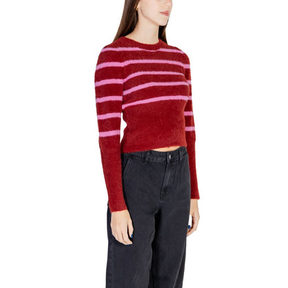 Red Nylon Sweatshirt