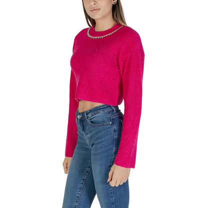 Pink Recycled Polyester Sweatshirt